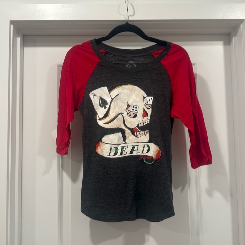 Vintage Grateful Dead Skull Quarter Sleeve Tee